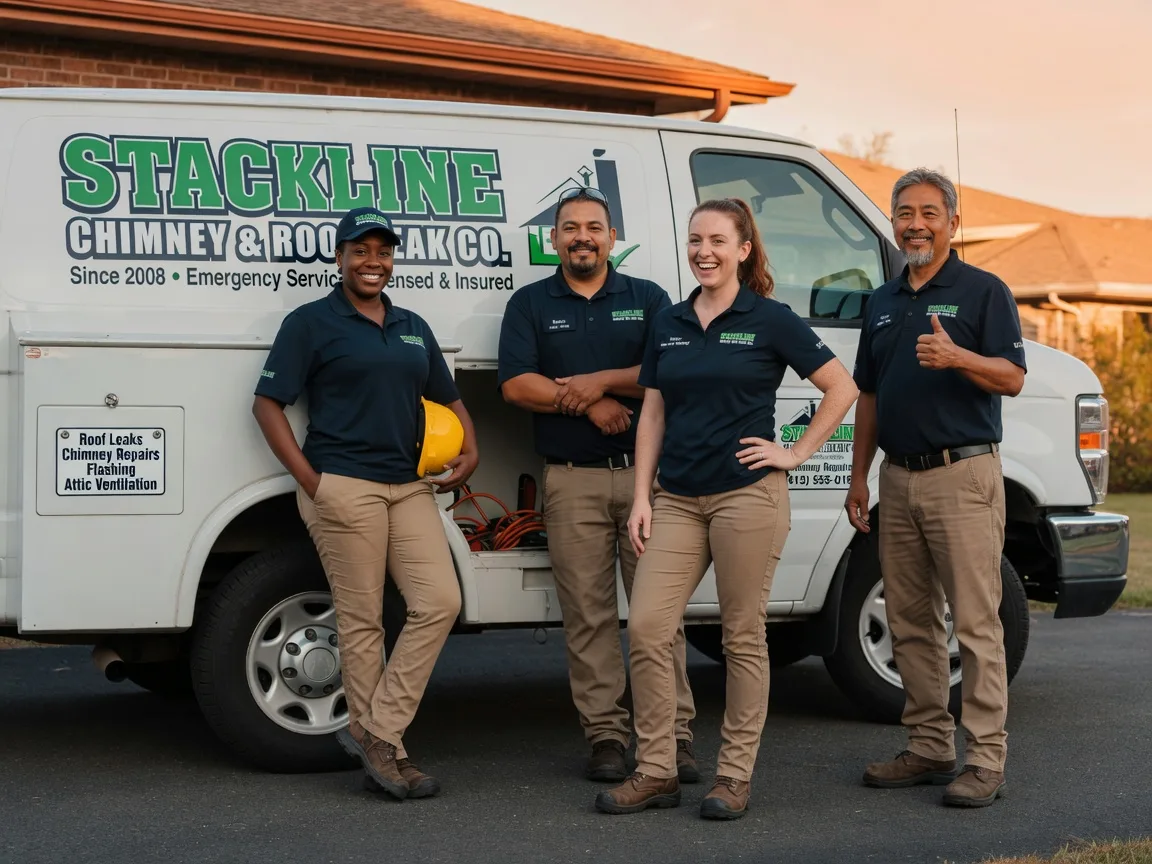 Chimney flashing repair company in Holland, TX